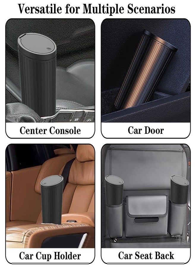 MOHILAA Car Trash Bin with Lid - Small Plastic Covered Waste Holder, Leak Resistant, Perfect for Cup Holder or Dashboard Use in Cars, Home or Office - Image 5